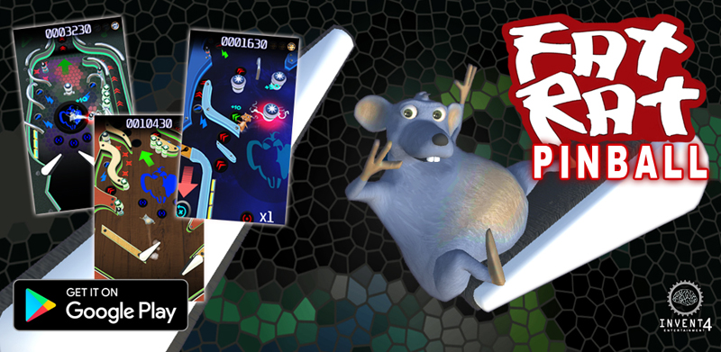 Fat Rat Pinball, casual game for mobile